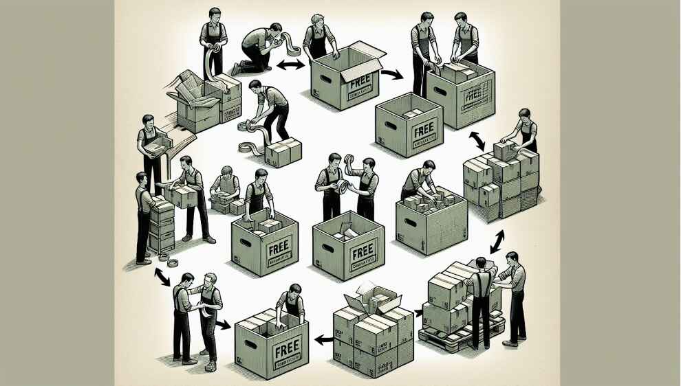 Graphic of moving
